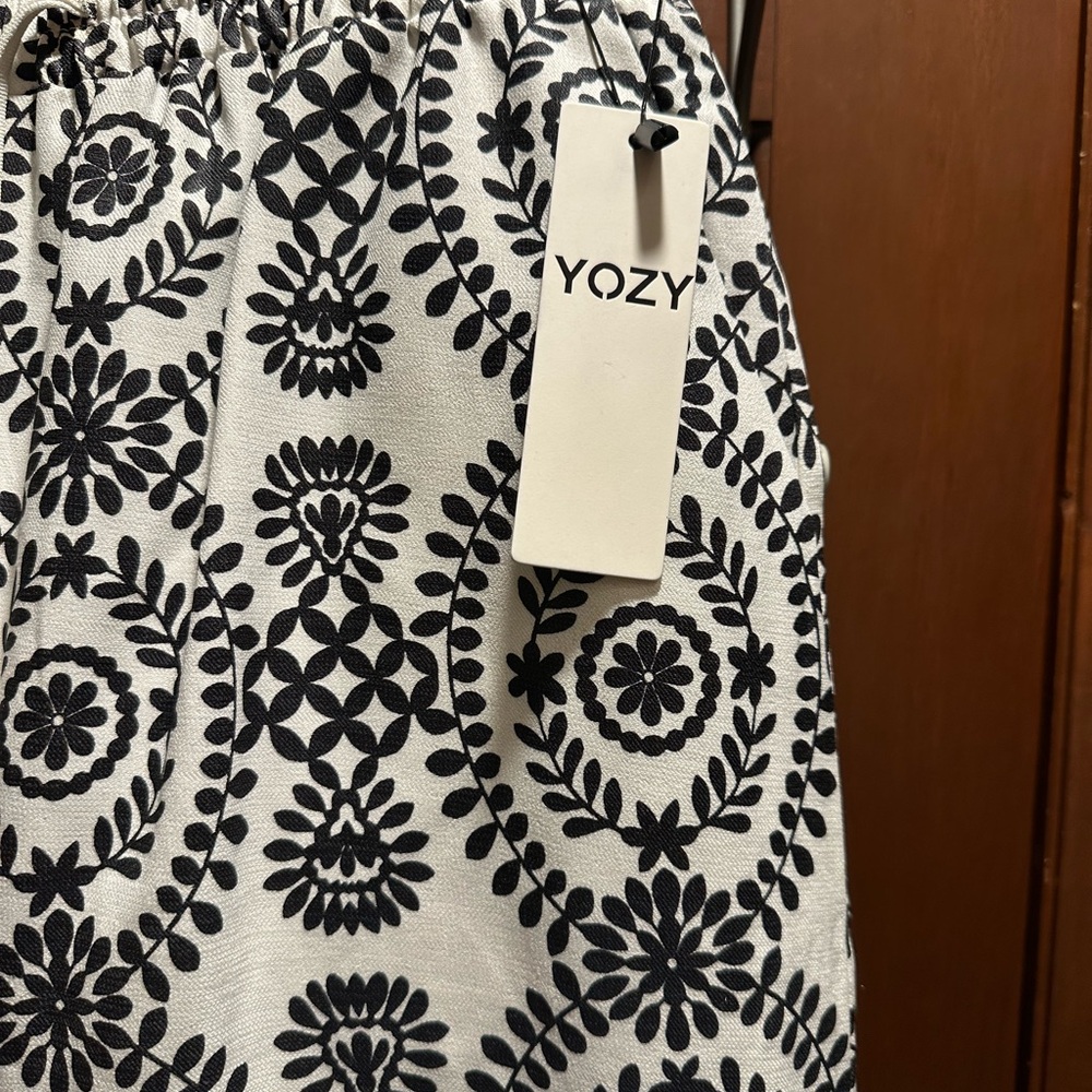 Yozy pattered summer pants SZ L - Picture 2 of 4
